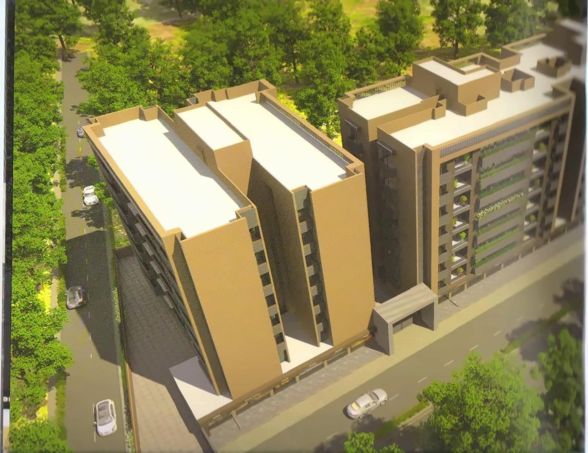 3D Elevation of real estate project Parimal Exotica located at Naroda, Ahmedabad, Gujarat