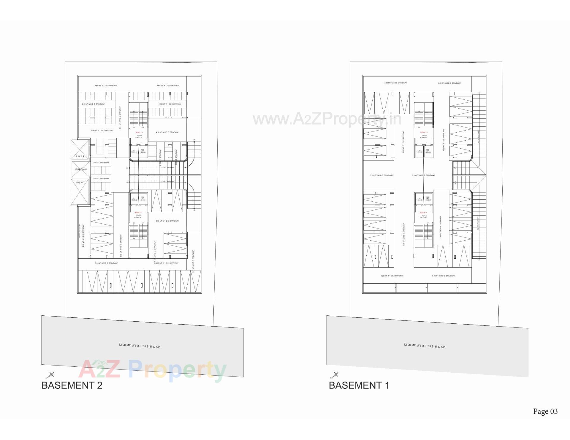 Layout of real estate project Parisar 80 located at Bopal, Ahmedabad, Gujarat