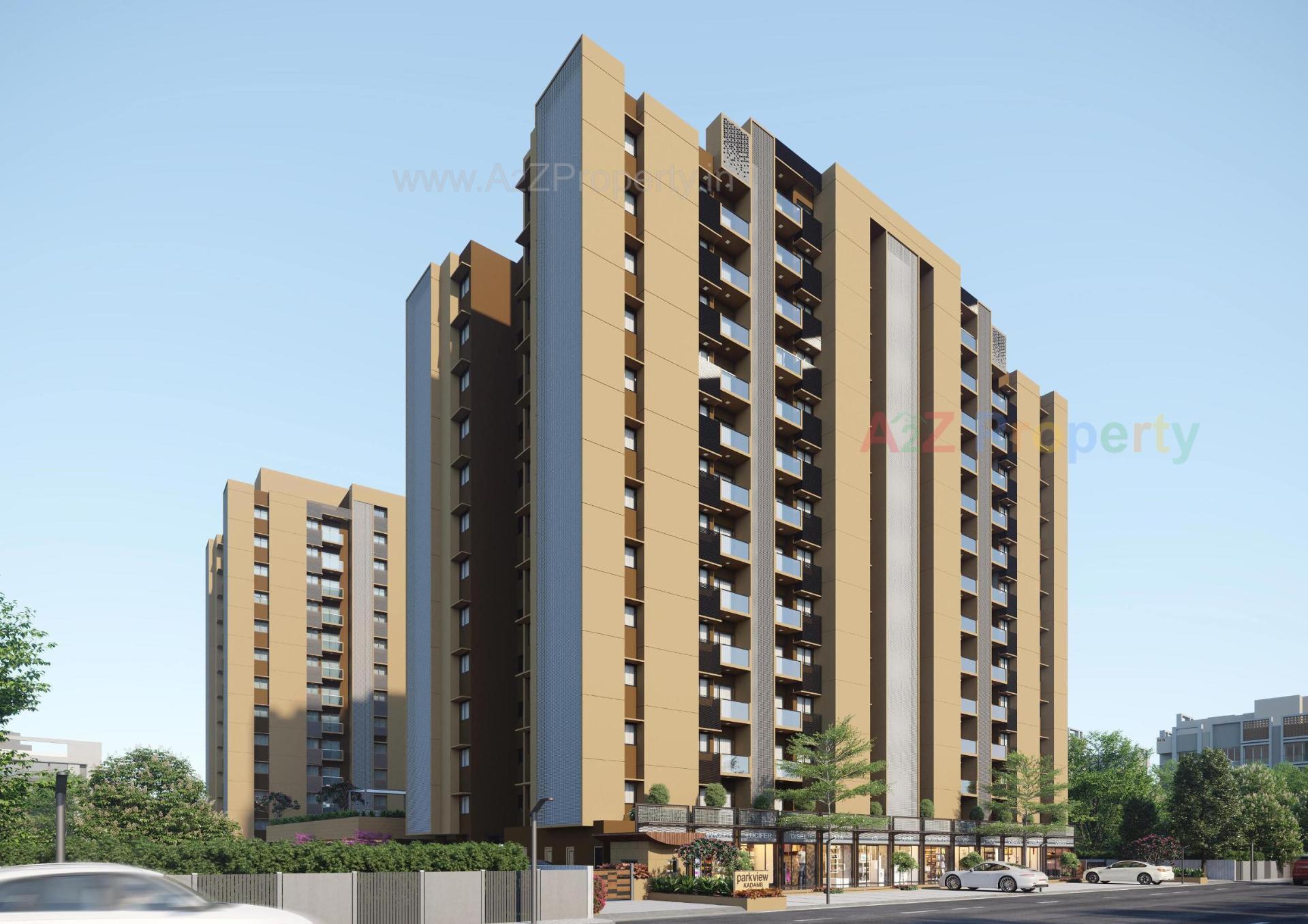 3D Elevation of real estate project Parkview Kadamb located at Ahmedabad, Ahmedabad, Gujarat