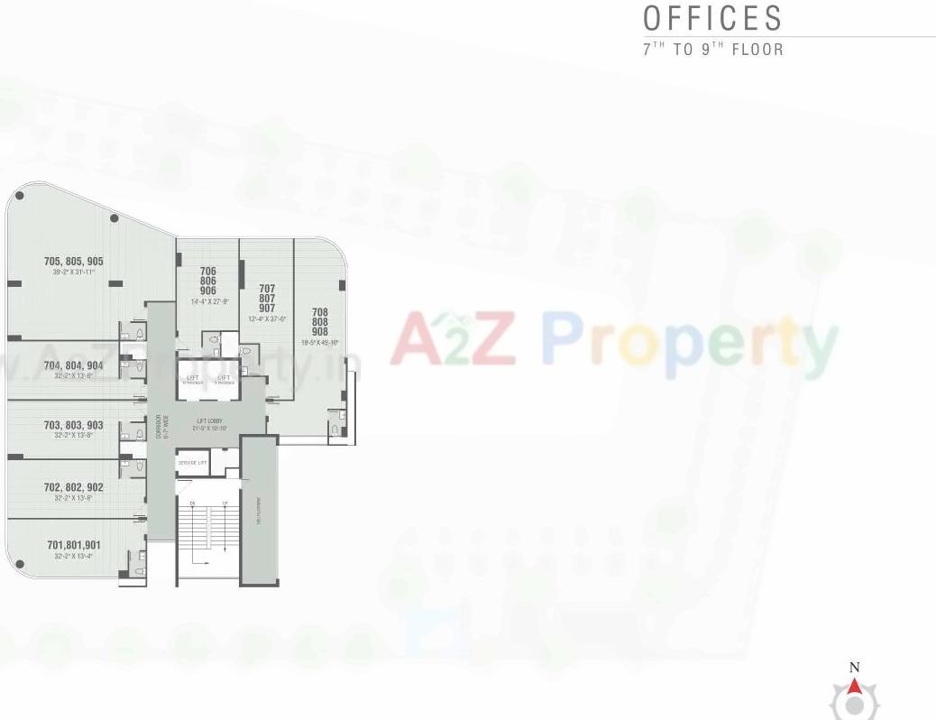 Layout of real estate project Parkview Nexus located at Ghatlodiya, Ahmedabad, Gujarat