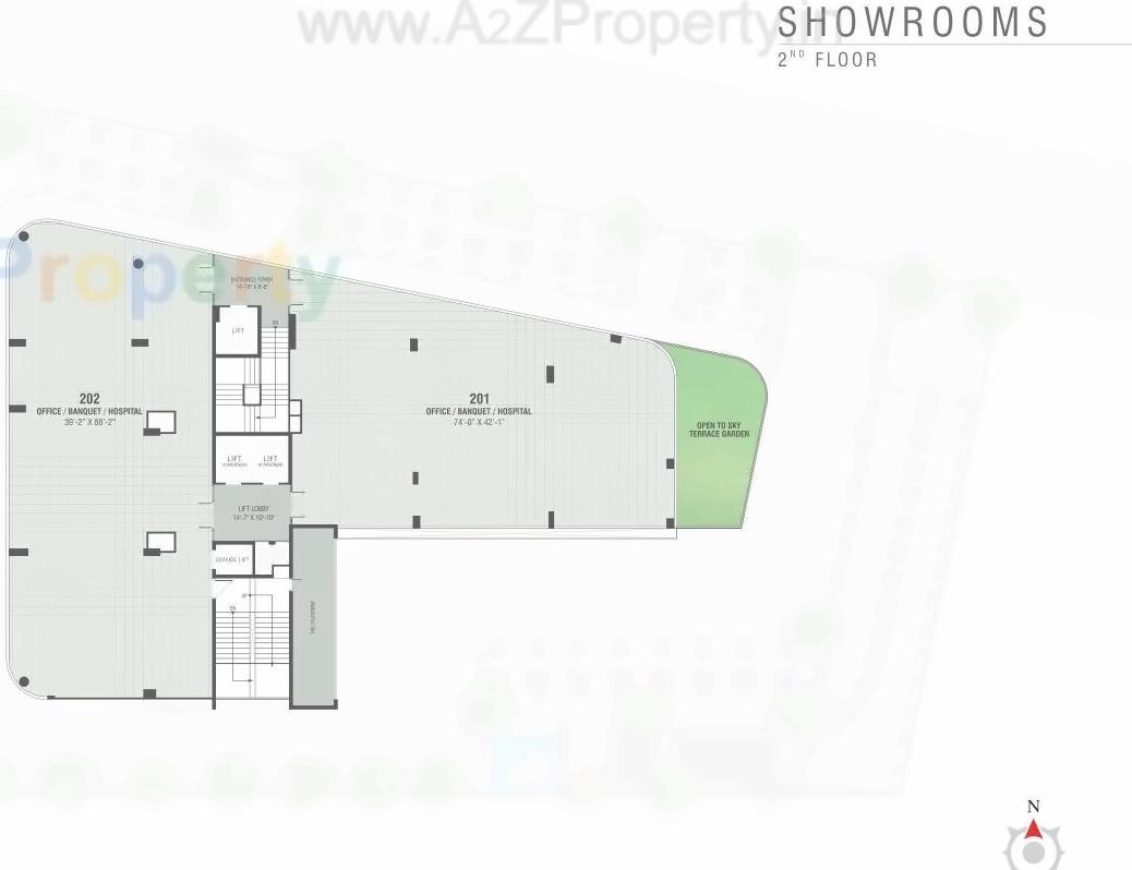 Layout of real estate project Parkview Nexus located at Ghatlodiya, Ahmedabad, Gujarat