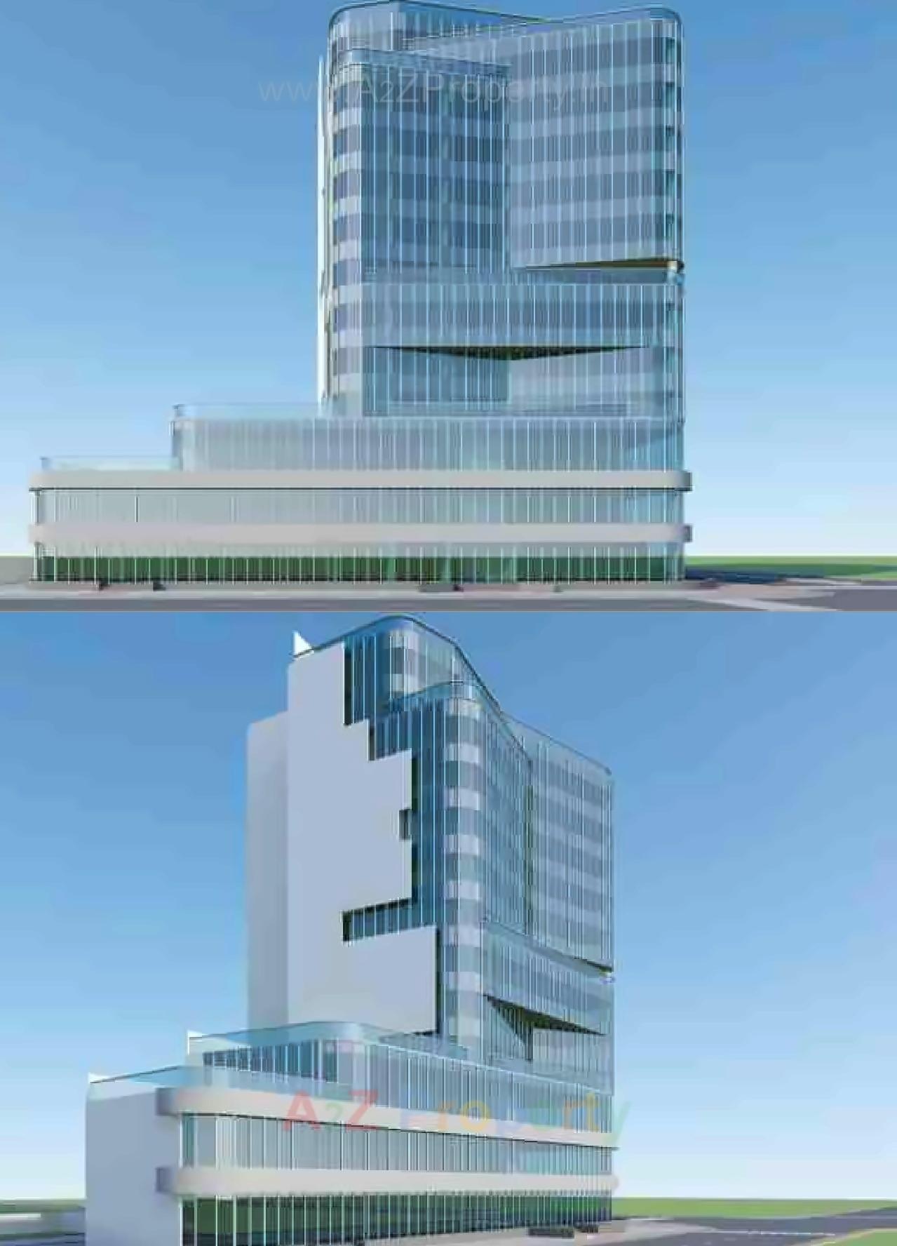 3D Elevation of real estate project Parkview Nexus located at Ghatlodiya, Ahmedabad, Gujarat