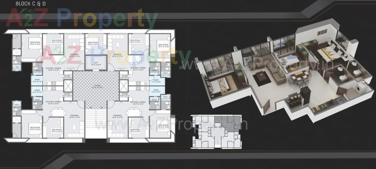 Layout of real estate project Parmeshwar located at Jagatpur, Ahmedabad, Gujarat