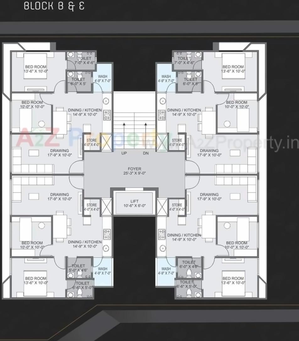 Layout of real estate project Parmeshwar located at Jagatpur, Ahmedabad, Gujarat