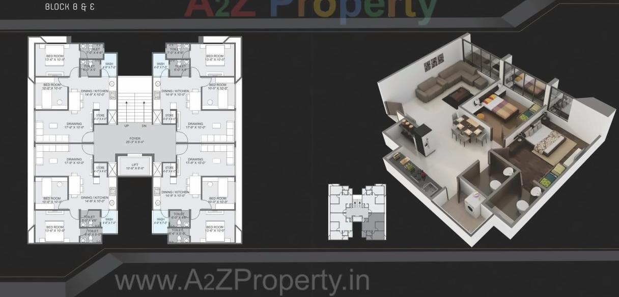 Layout of real estate project Parmeshwar located at Jagatpur, Ahmedabad, Gujarat