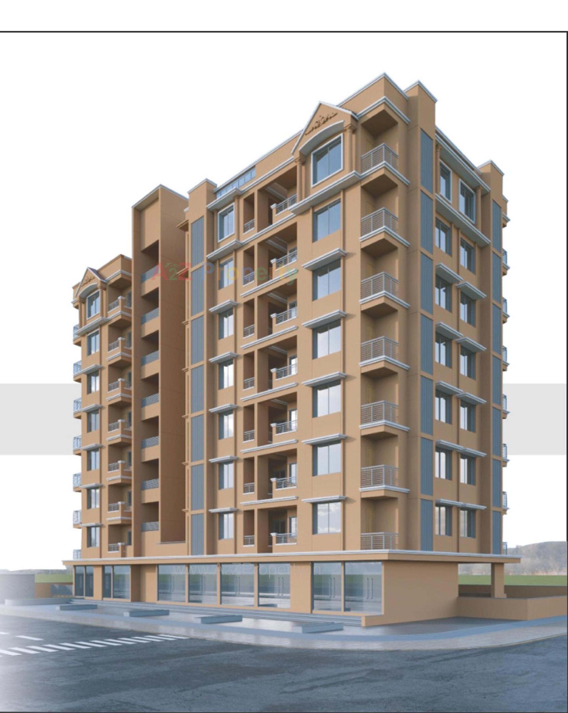 3D Elevation of real estate project Parmeshwar Heights located at Singarva, Ahmedabad, Gujarat