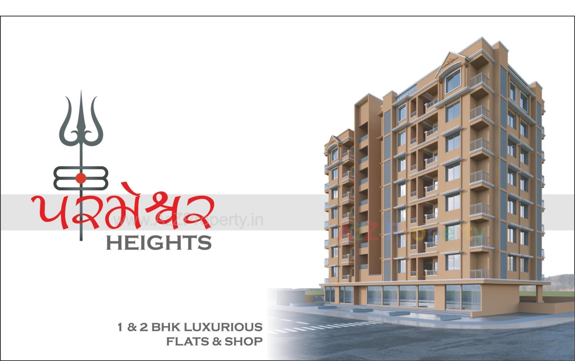 3D Elevation of real estate project Parmeshwar Heights located at Singarva, Ahmedabad, Gujarat