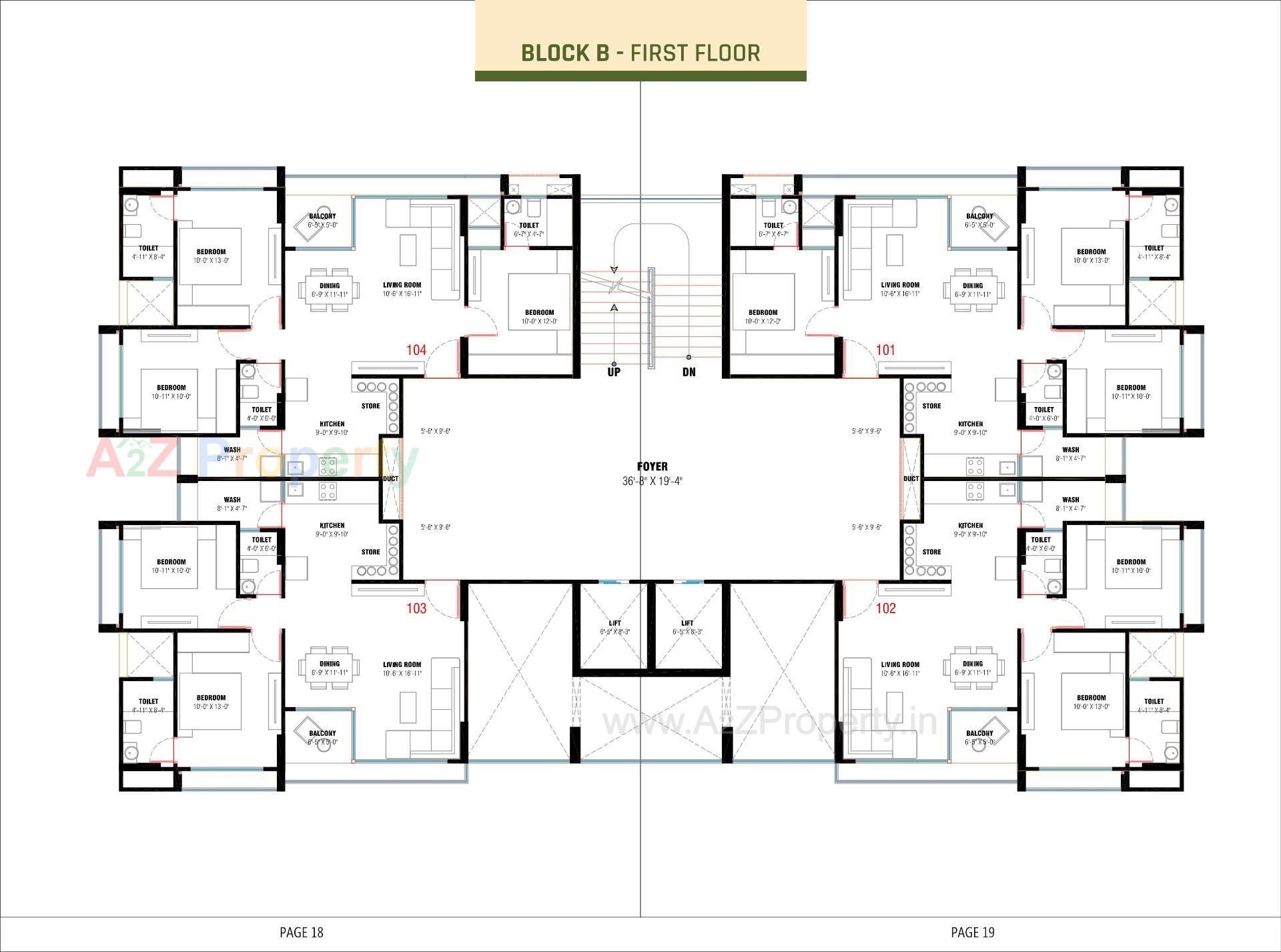 Layout of real estate project Parmeshwar Nilayam located at Tragad, Ahmedabad, Gujarat