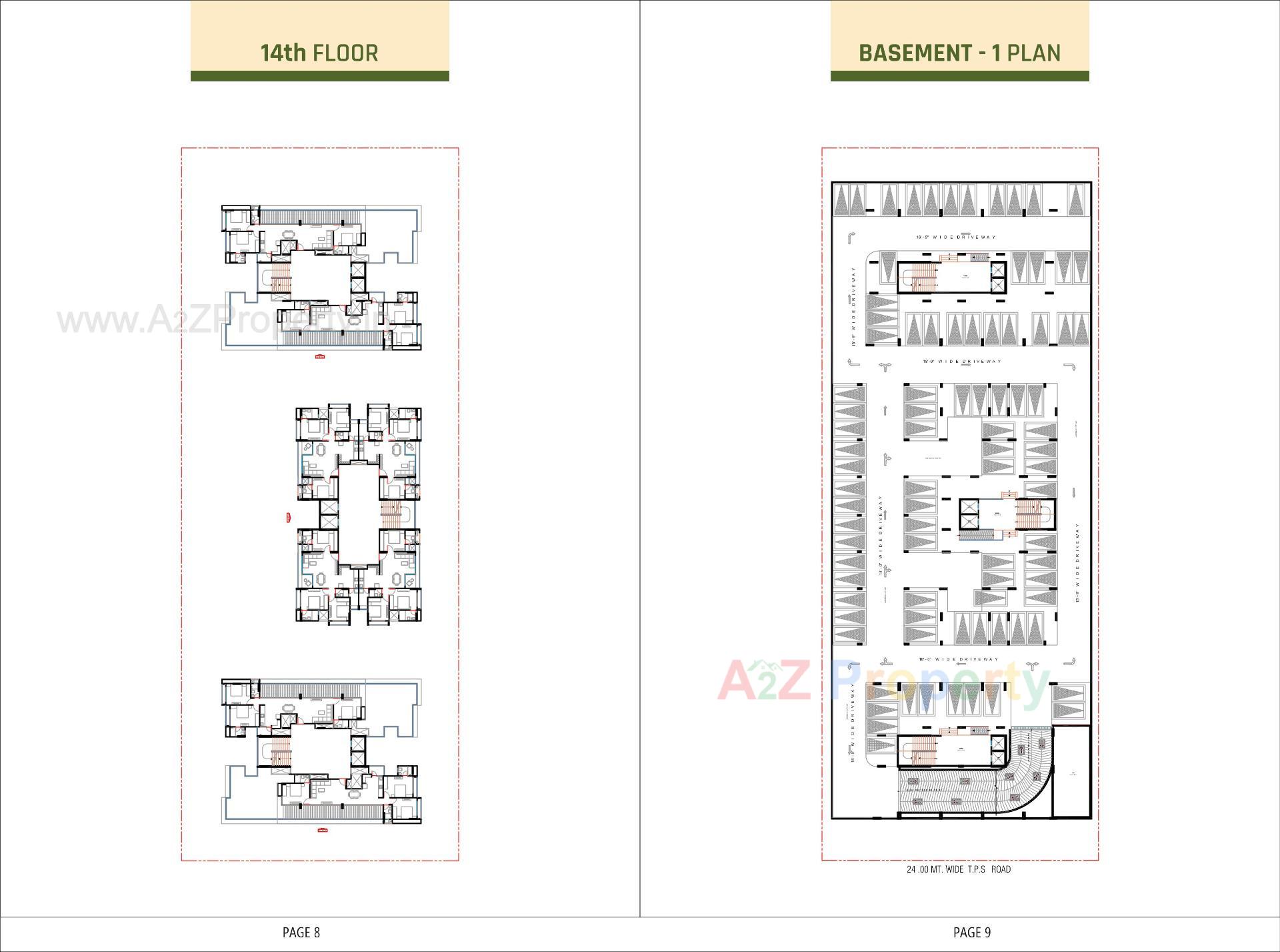 Layout of real estate project Parmeshwar Nilayam located at Tragad, Ahmedabad, Gujarat