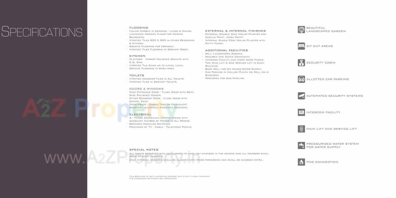  of real estate project Parshwa Luxuria located at Bodakdev, Ahmedabad, Gujarat