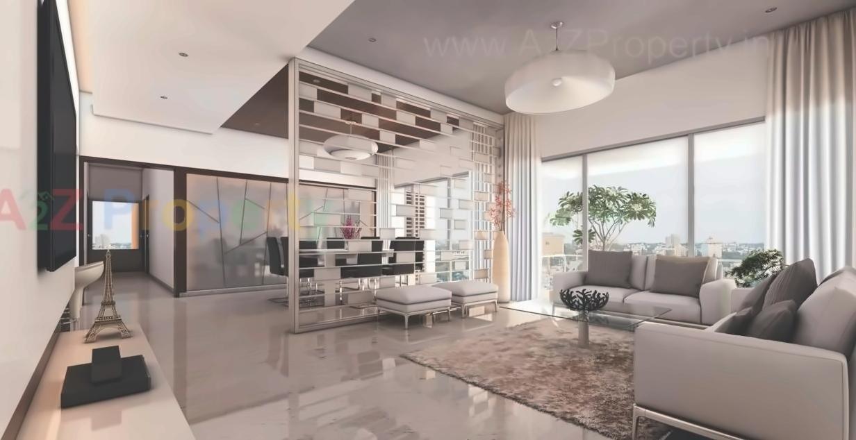 3D Elevation of real estate project Parshwa Luxuria located at Bodakdev, Ahmedabad, Gujarat