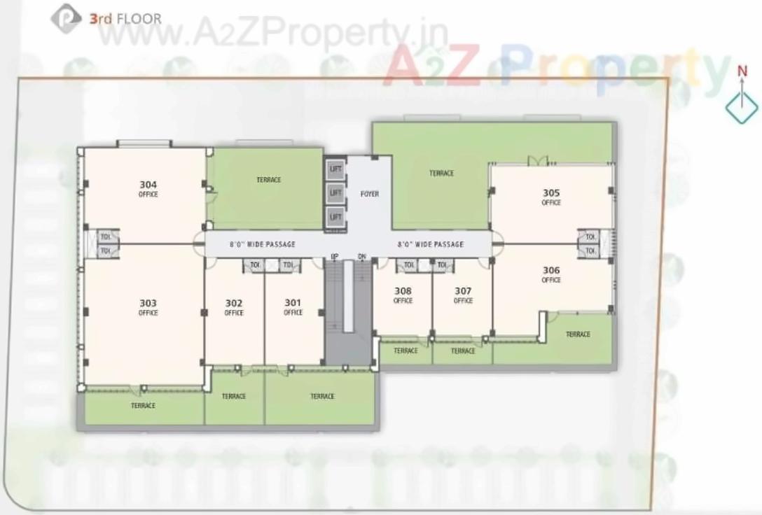 Layout of real estate project Patron located at City, Ahmedabad, Gujarat