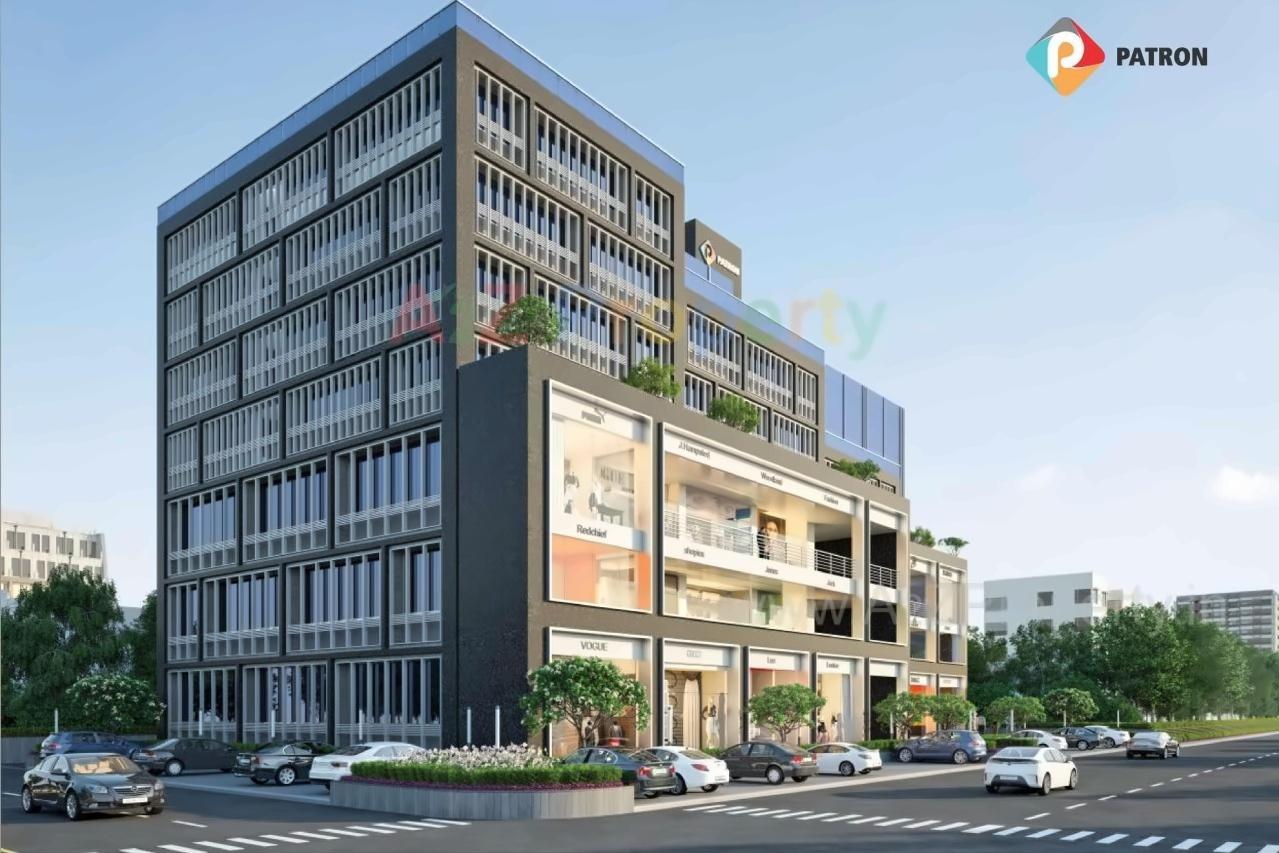 3D Elevation of real estate project Patron located at City, Ahmedabad, Gujarat