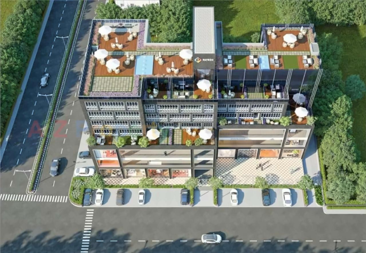 3D Elevation of real estate project Patron located at City, Ahmedabad, Gujarat