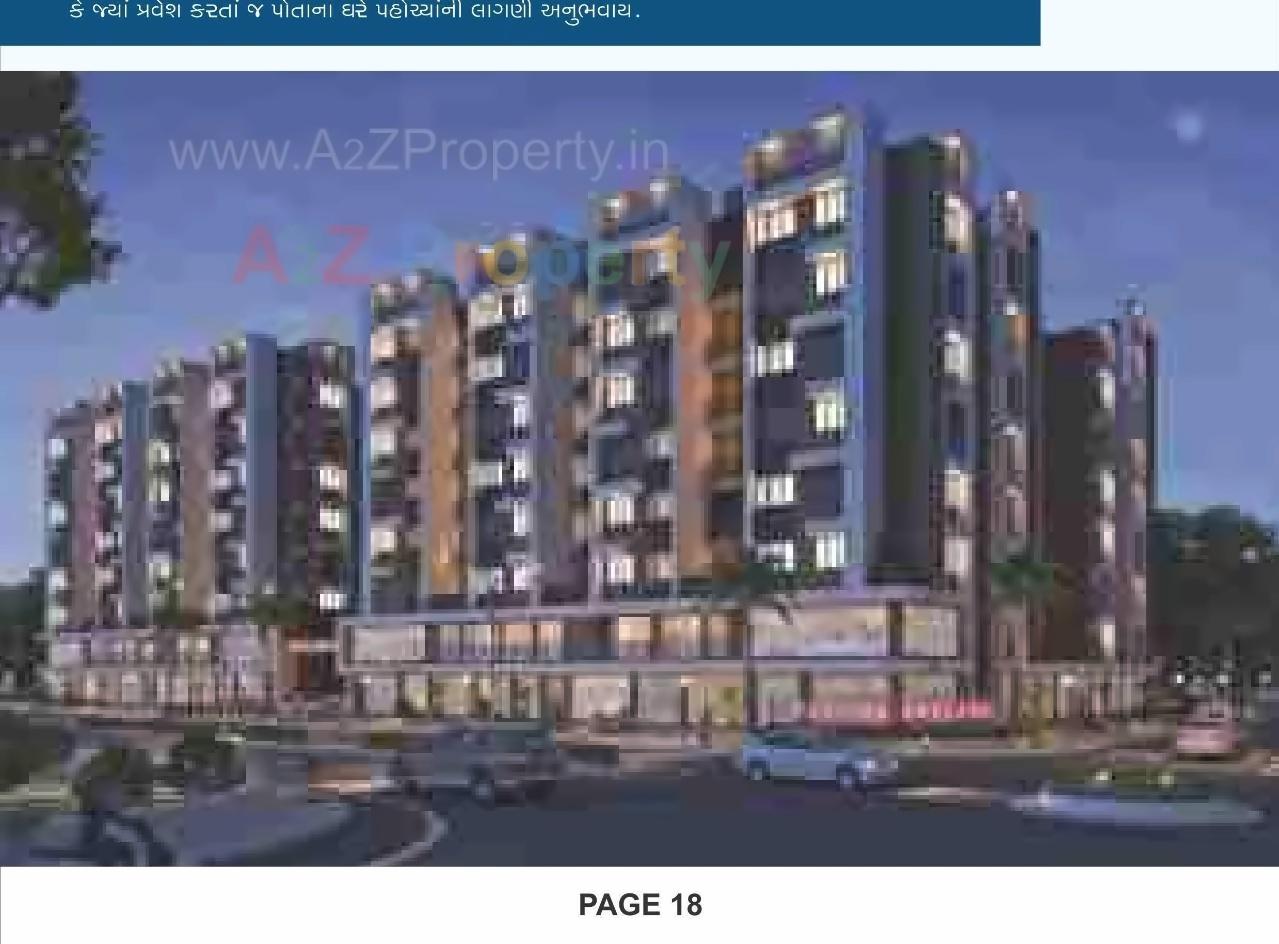 3D Elevation of real estate project Pavitra Enclave located at Tragad, Ahmedabad, Gujarat