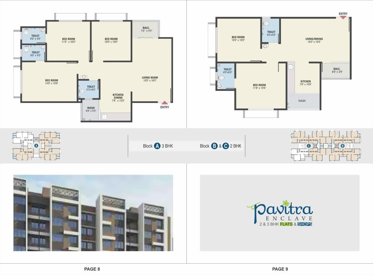 Layout of real estate project Pavitra Enclave located at Tragad, Ahmedabad, Gujarat