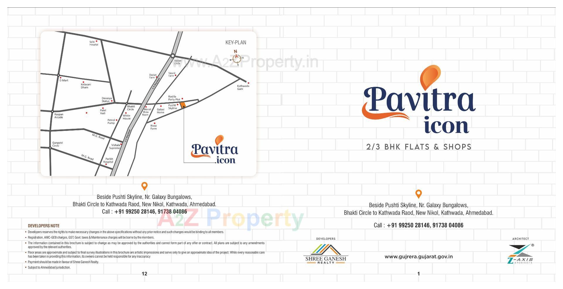  of real estate project Pavitra Icon located at Kathwada, Ahmedabad, Gujarat
