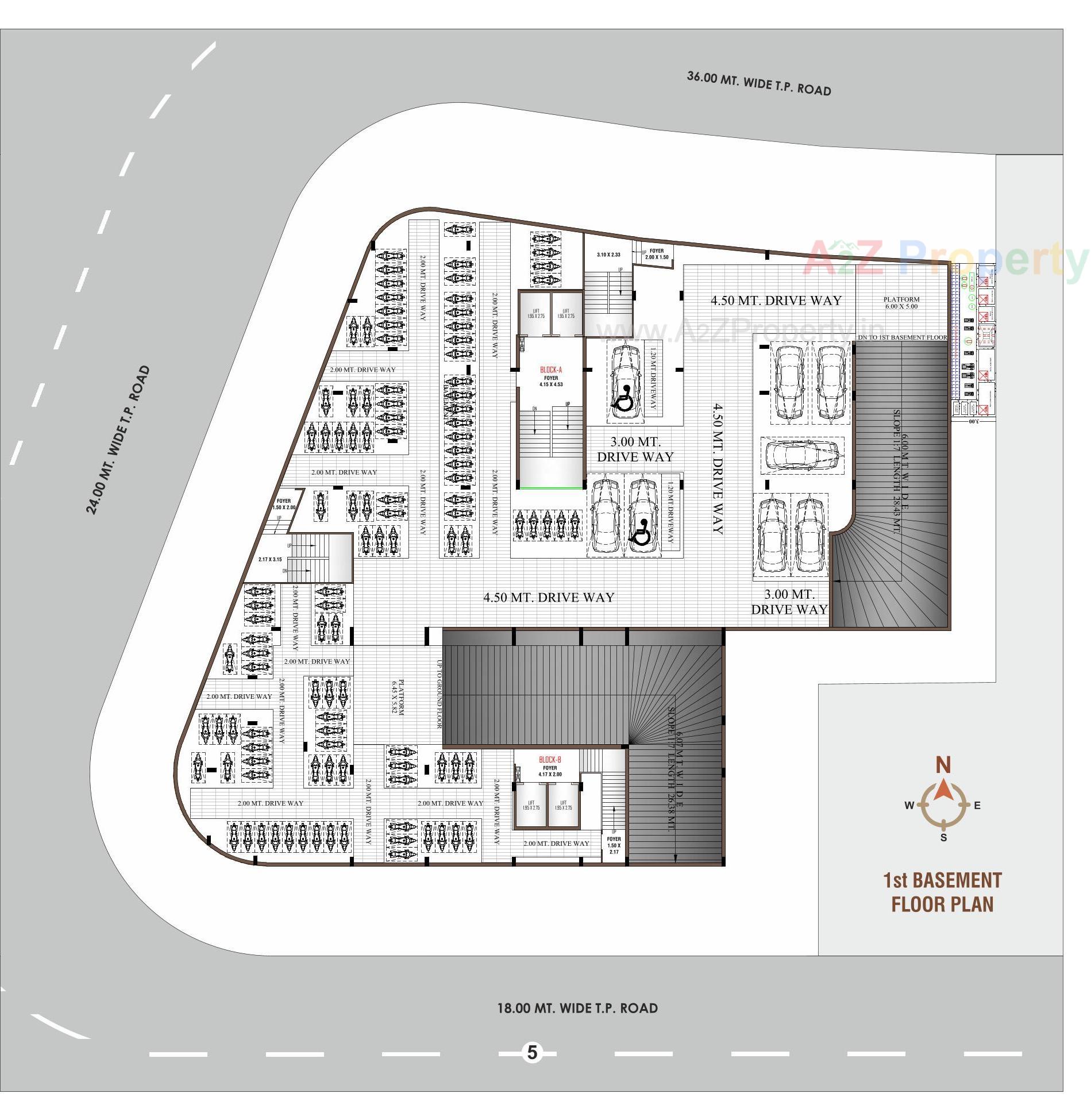 Layout of real estate project Pavitra Icon located at Kathwada, Ahmedabad, Gujarat