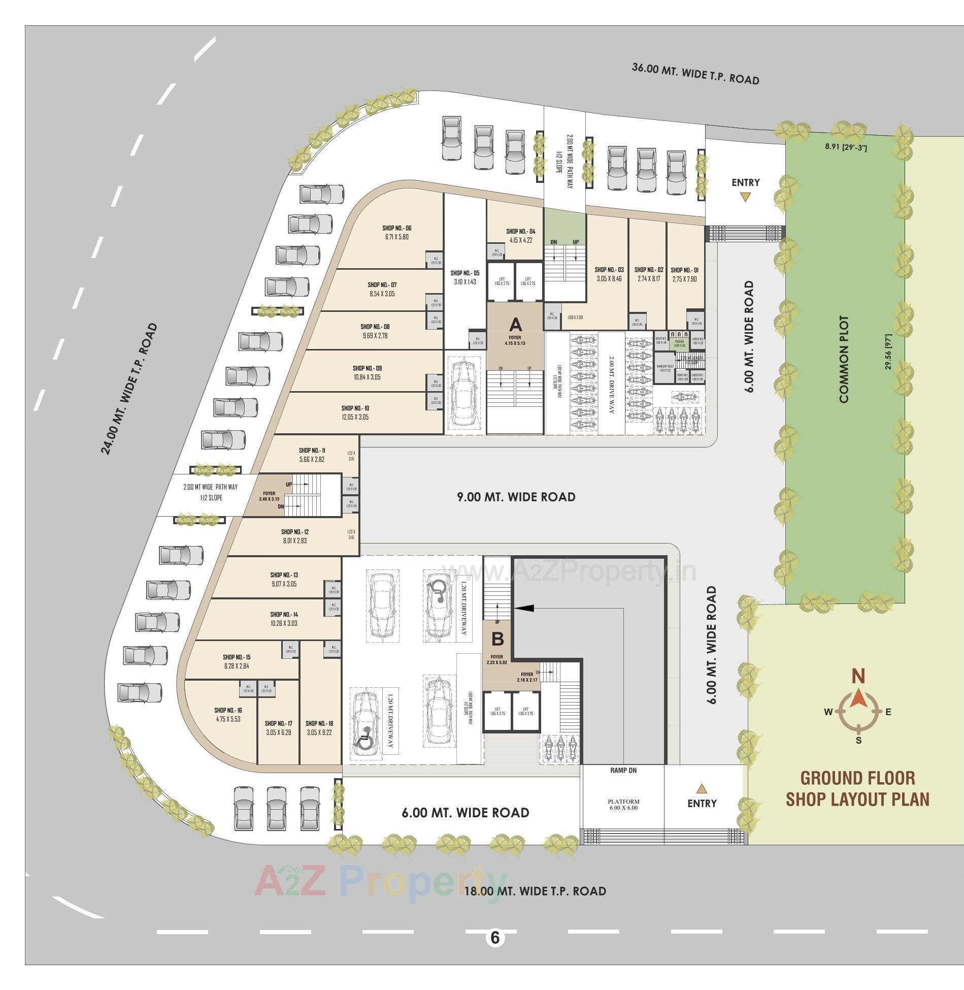 Layout of real estate project Pavitra Icon located at Kathwada, Ahmedabad, Gujarat