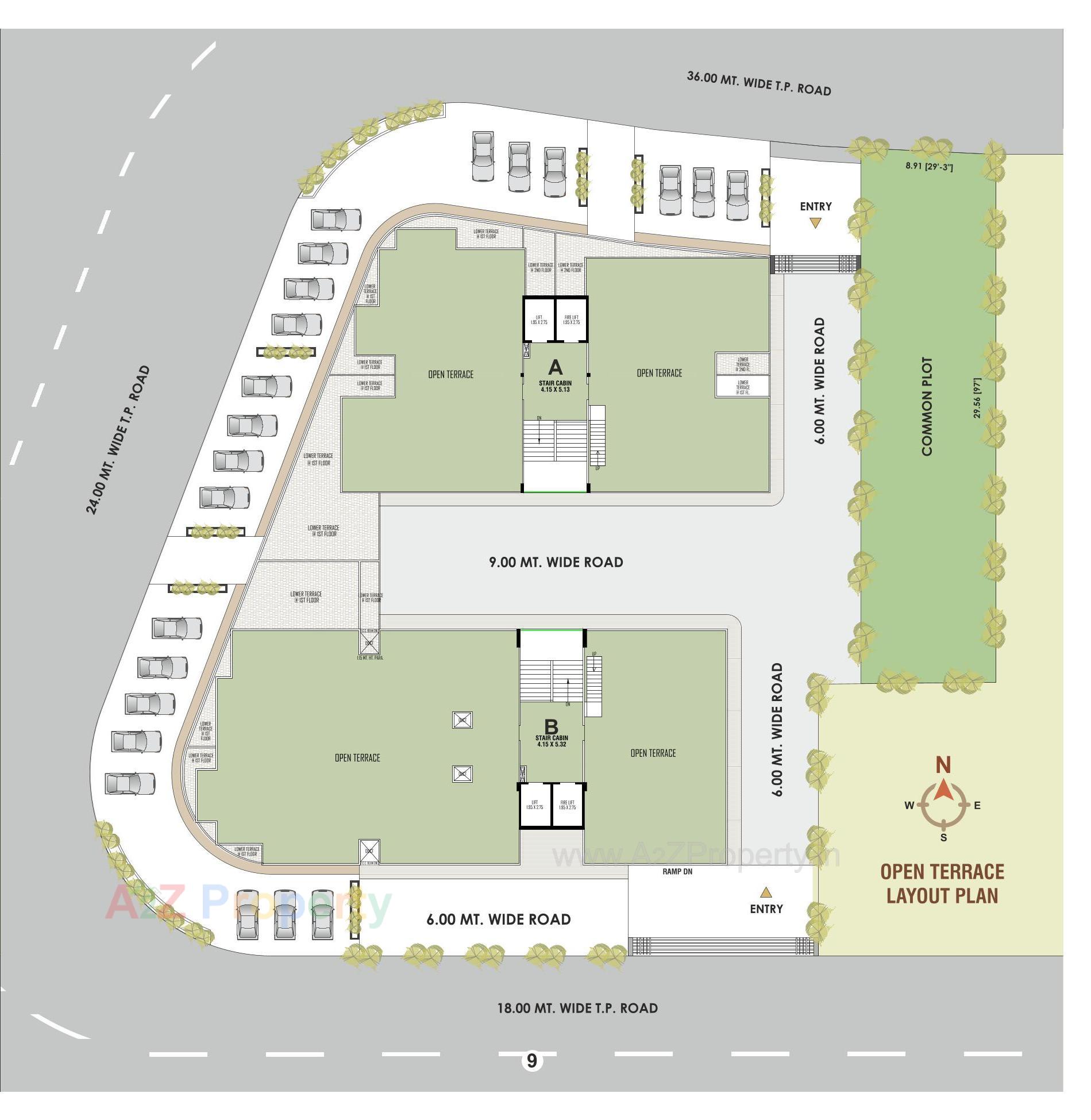 Layout of real estate project Pavitra Icon located at Kathwada, Ahmedabad, Gujarat