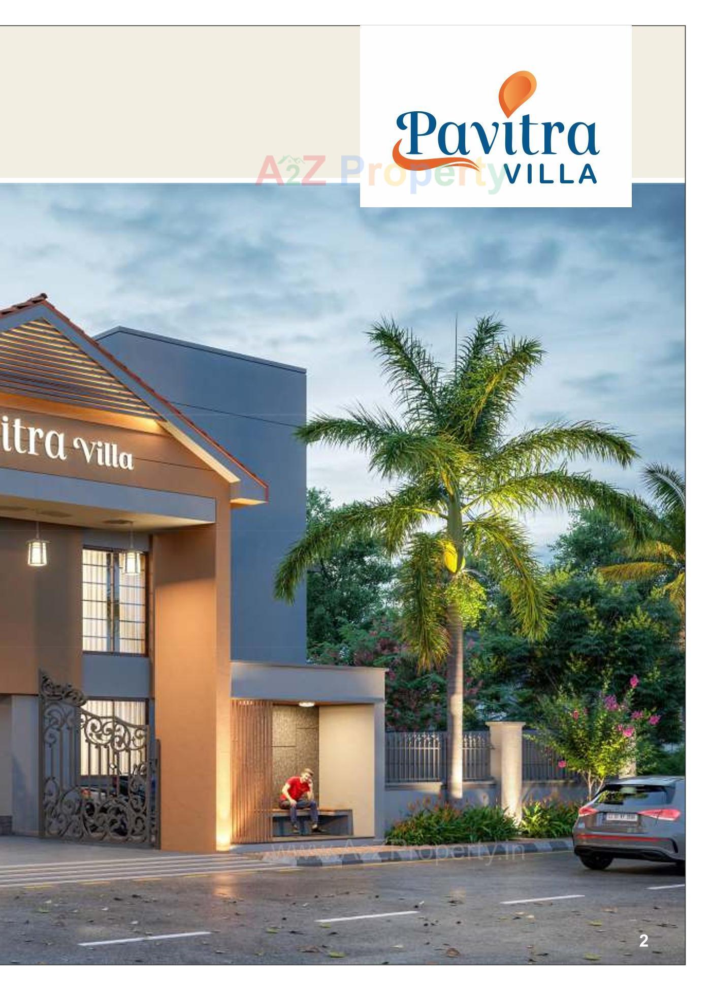 3D Elevation of real estate project Pavitra Villa located at Kanbha, Ahmedabad, Gujarat