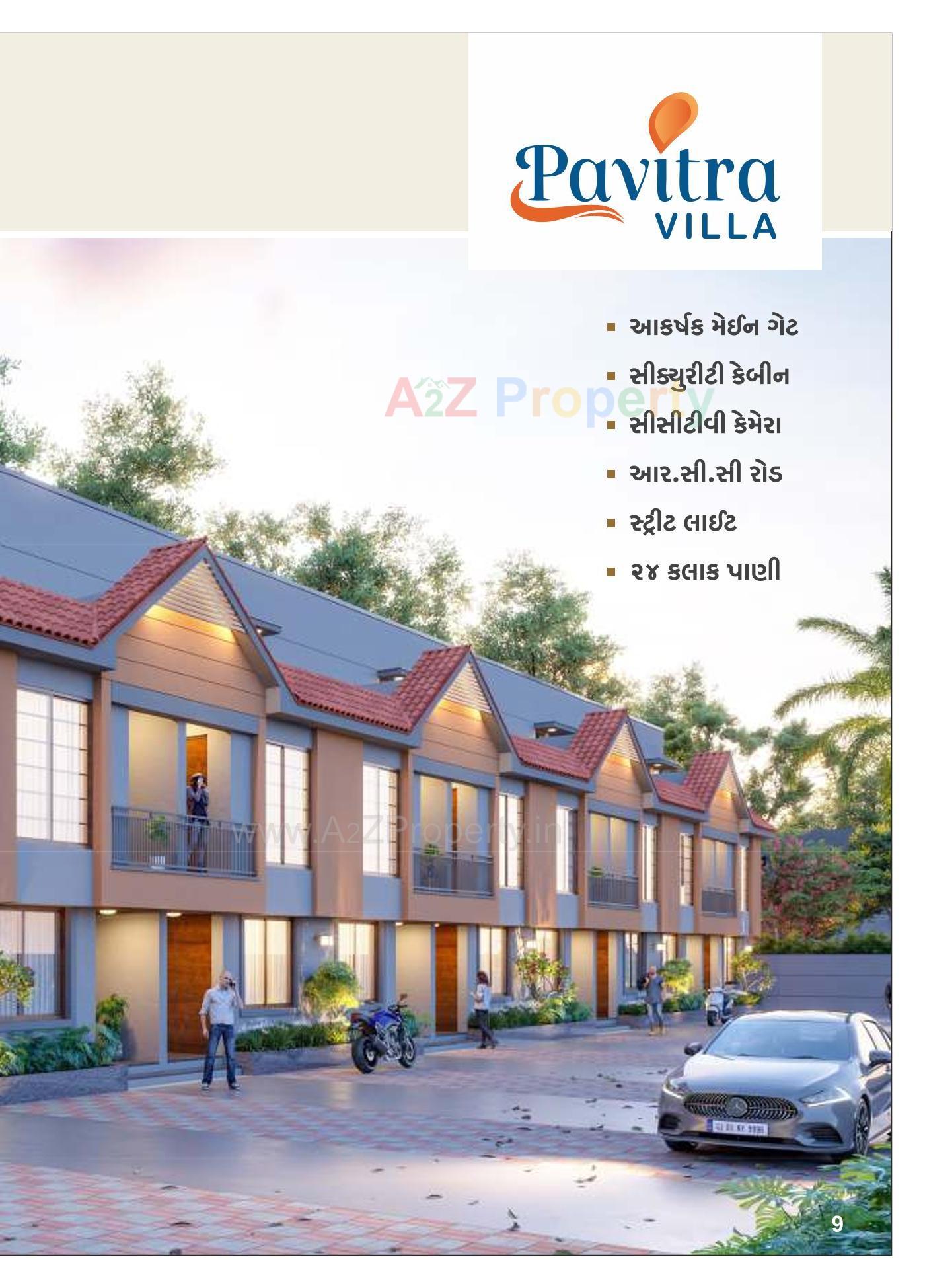3D Elevation of real estate project Pavitra Villa located at Kanbha, Ahmedabad, Gujarat