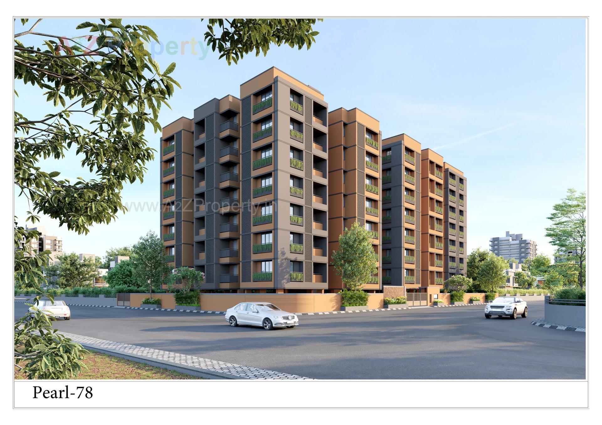 3D Elevation of real estate project Pearl located at Chandlodiya, Ahmedabad, Gujarat