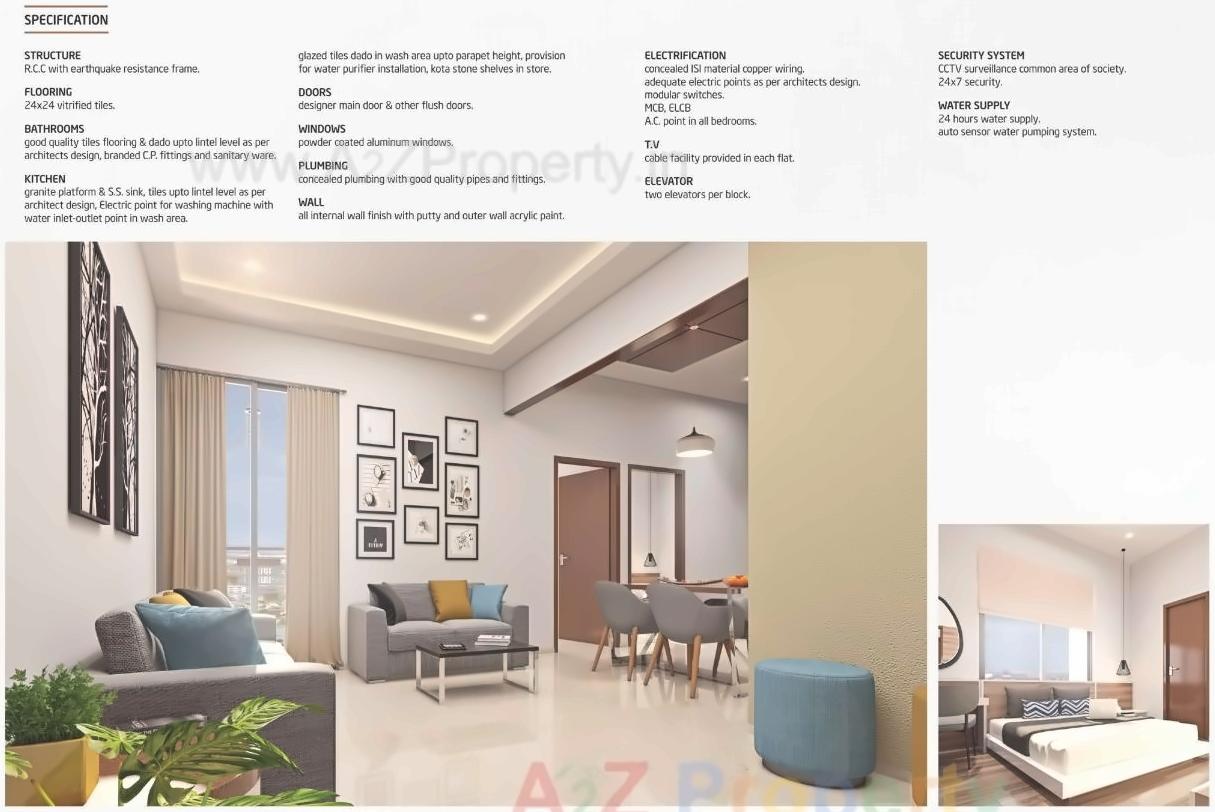 3D Elevation of real estate project Pearl located at Shilaj, Ahmedabad, Gujarat