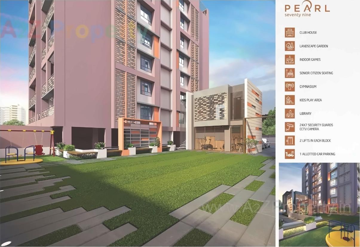3D Elevation of real estate project Pearl located at Shilaj, Ahmedabad, Gujarat
