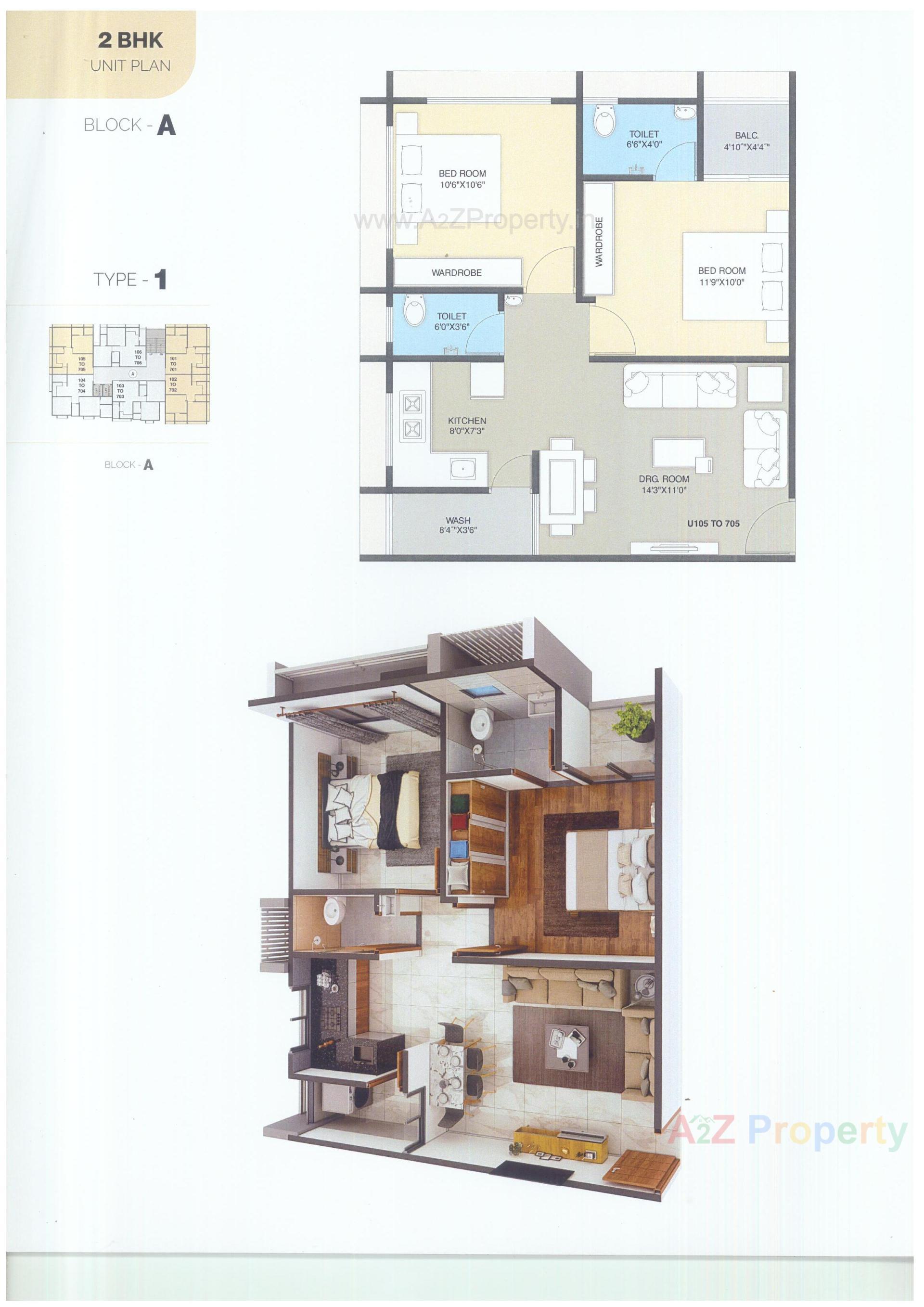 Layout of real estate project Pearl Elegance located at Ahmedabad, Ahmedabad, Gujarat