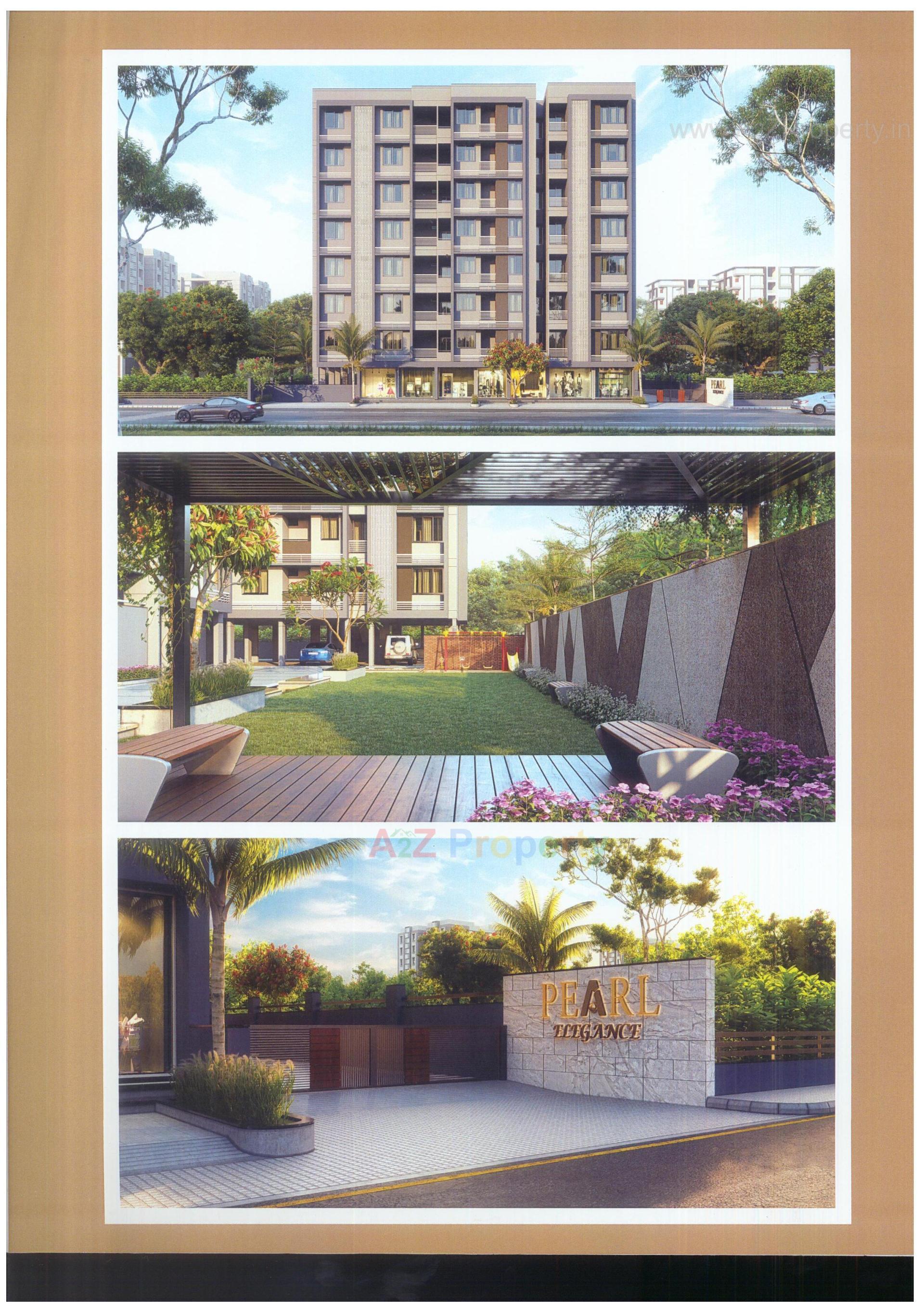 3D Elevation of real estate project Pearl Elegance located at Ahmedabad, Ahmedabad, Gujarat