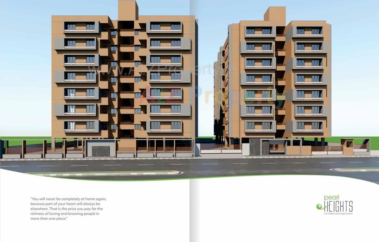 3D Elevation of real estate project Pearl Heights located at Naroda, Ahmedabad, Gujarat