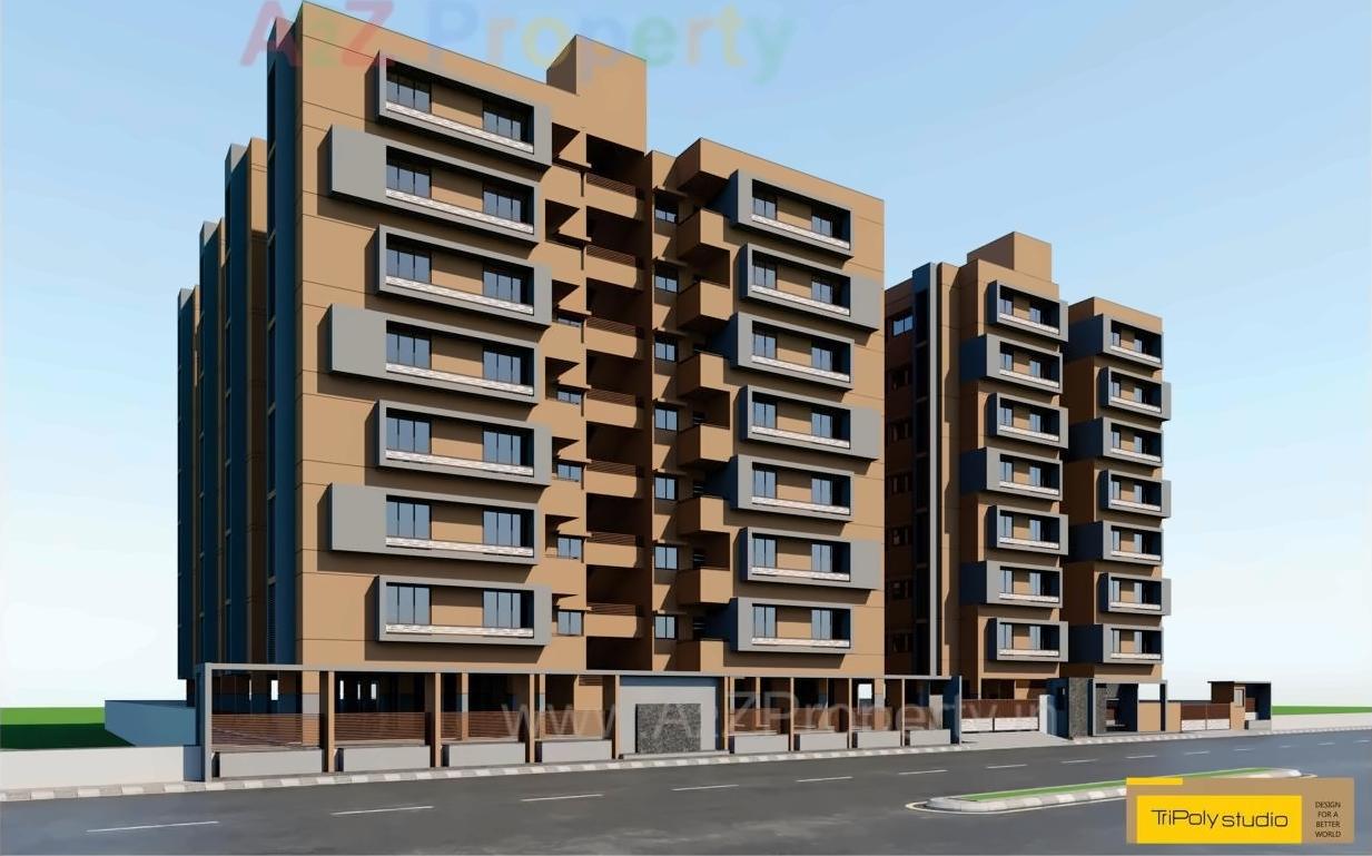 3D Elevation of real estate project Pearl Heights located at Naroda, Ahmedabad, Gujarat