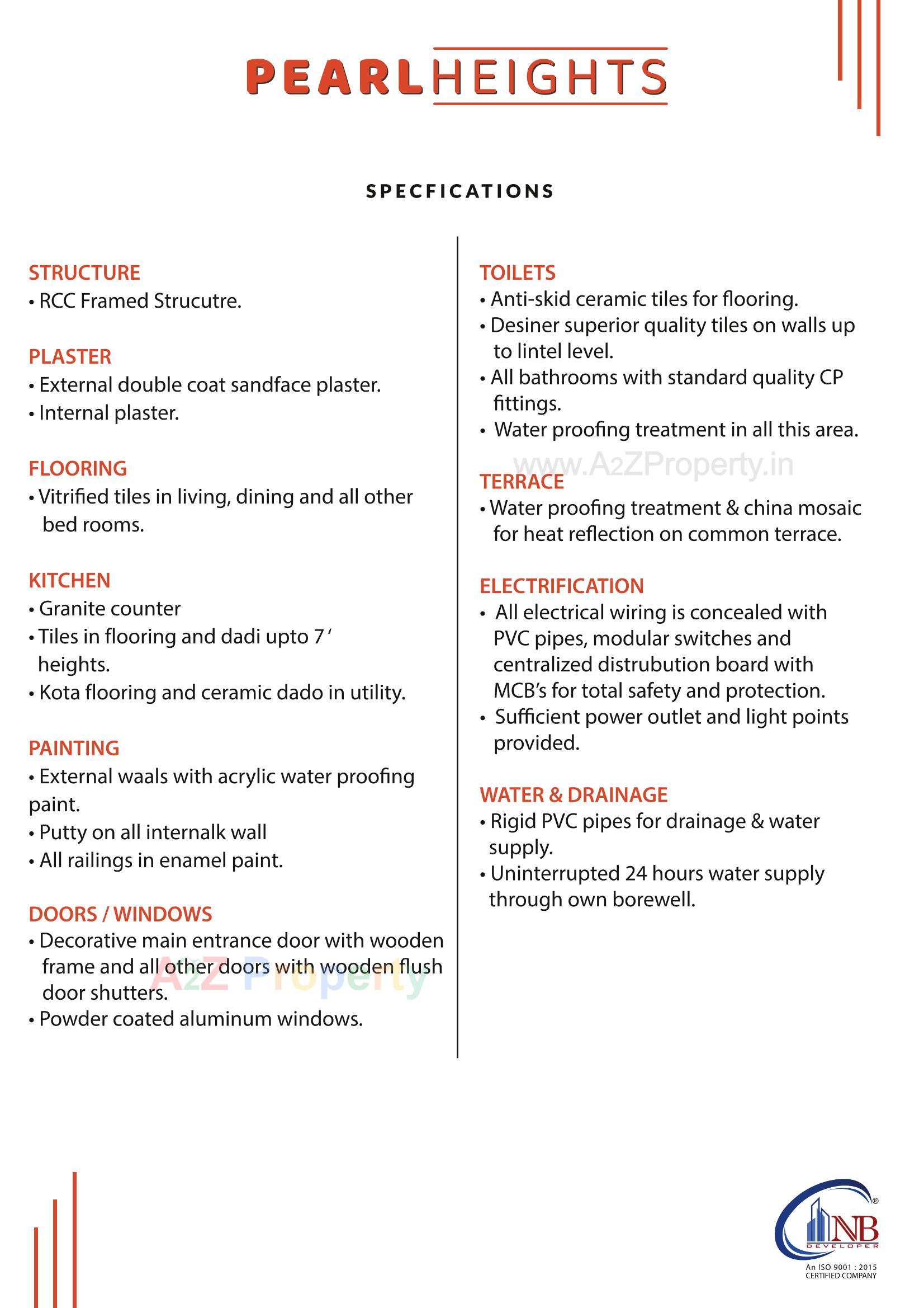  of real estate project Pearl Heights located at Ahmedabad, Ahmedabad, Gujarat