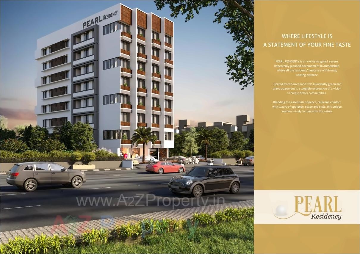 3D Elevation of real estate project Pearl Residency located at Sarkhej, Ahmedabad, Gujarat