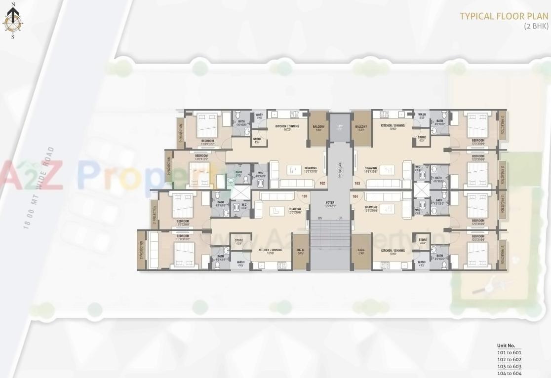 Layout of real estate project Pearl Residency located at Sarkhej, Ahmedabad, Gujarat