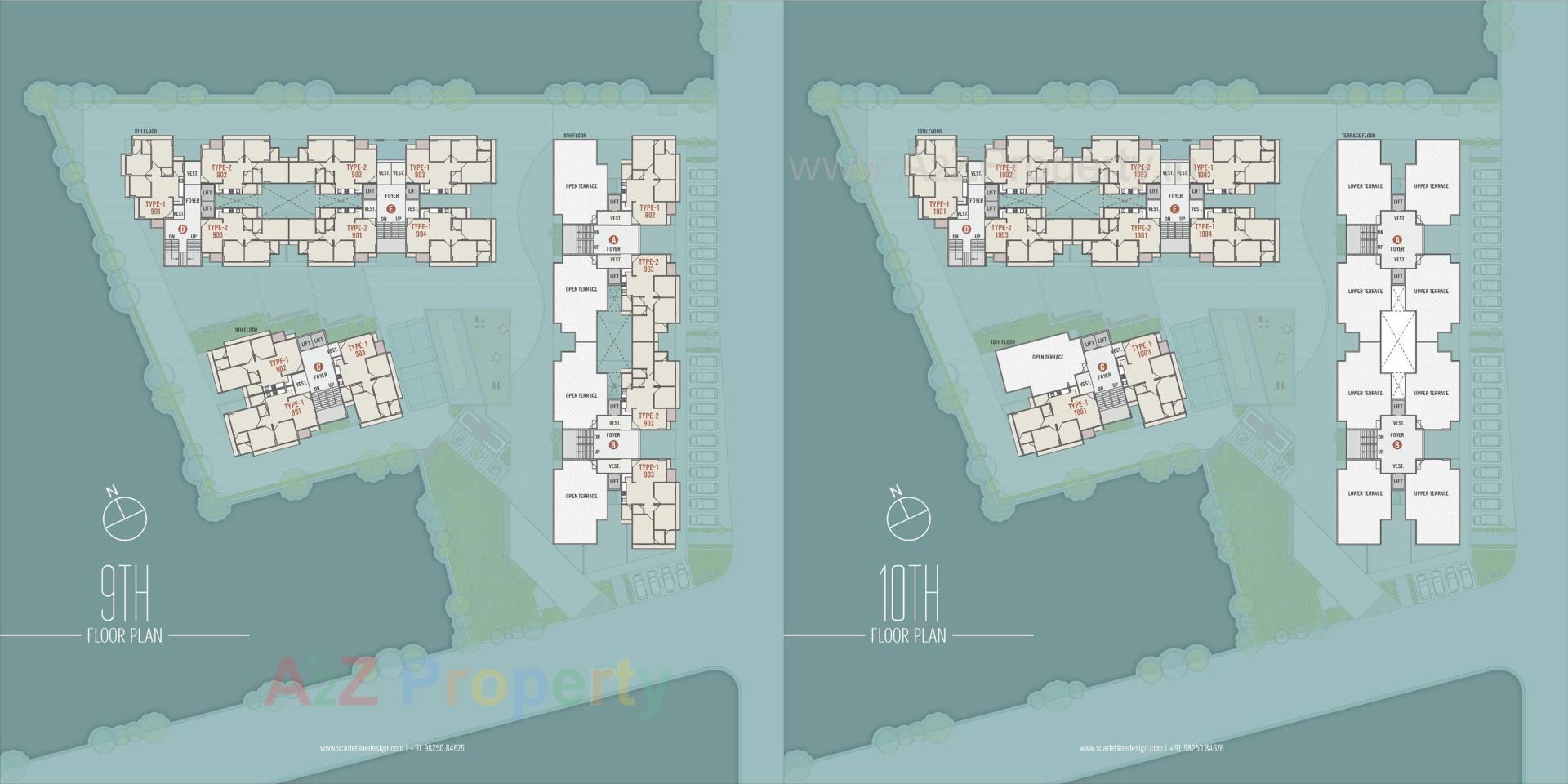 Layout of real estate project Pearl1 located at Shilaj, Ahmedabad, Gujarat
