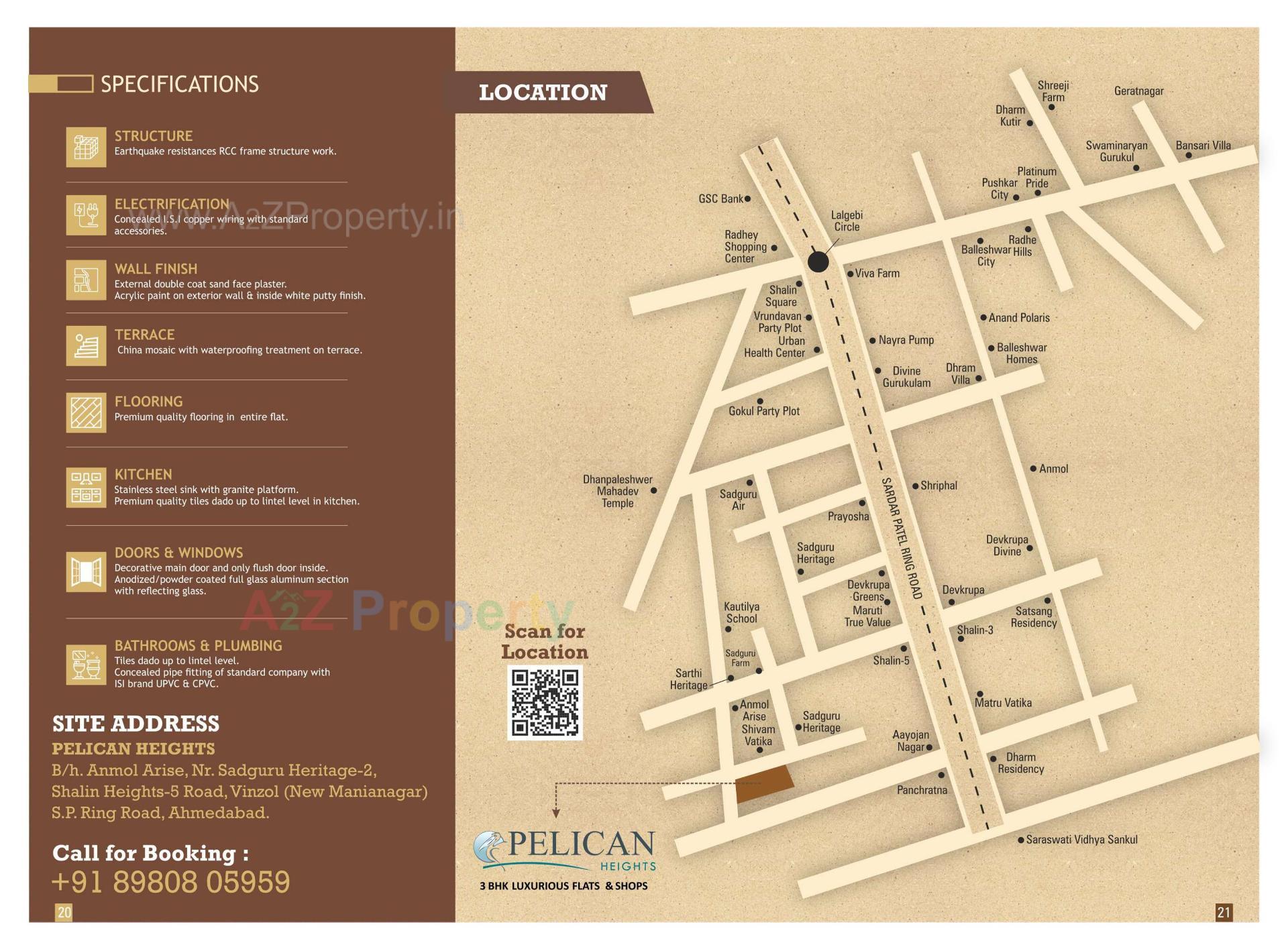  of real estate project Pelican Heights located at Vinzol, Ahmedabad, Gujarat
