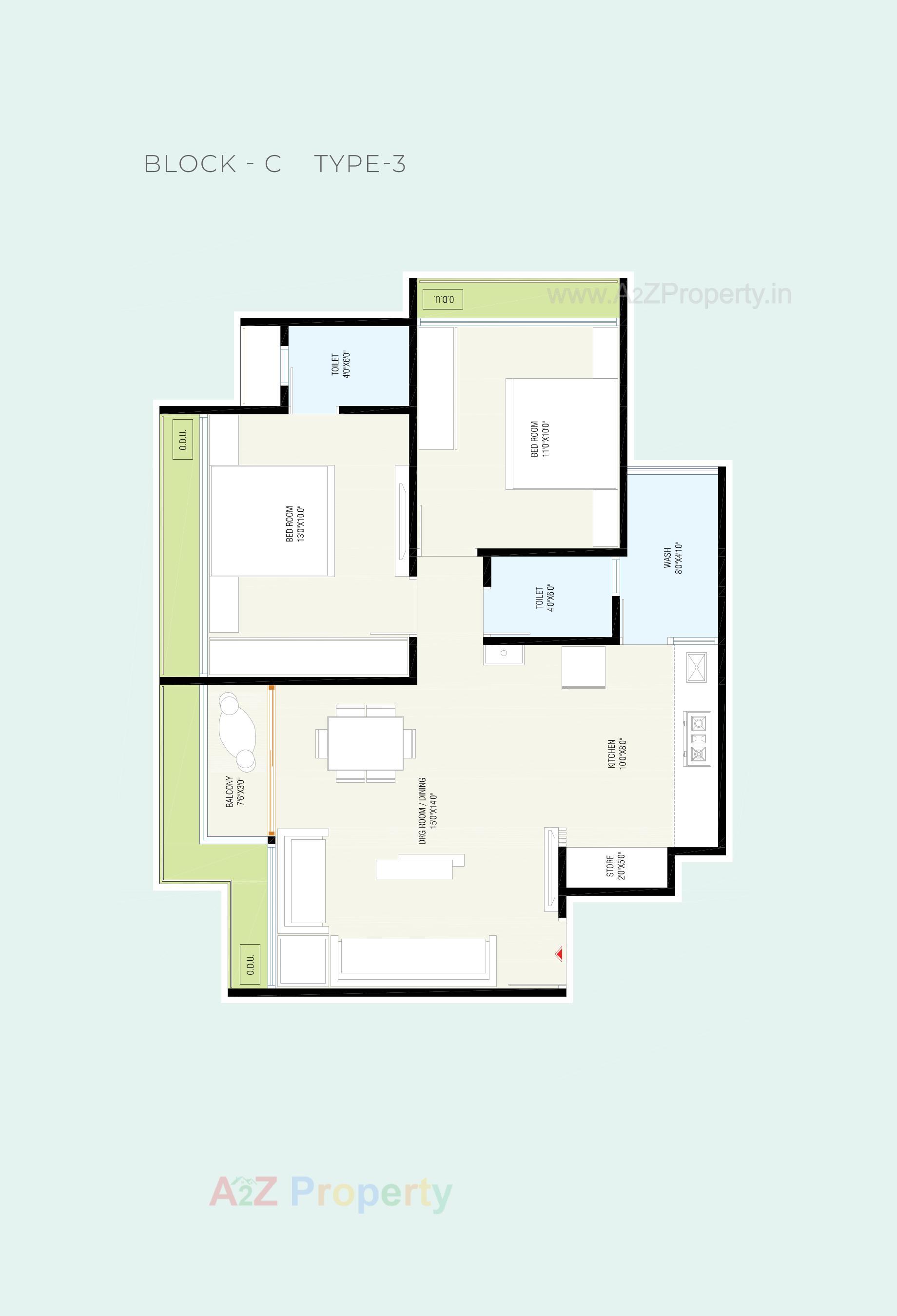 Layout of real estate project Pelican Paradise located at Nikol, Ahmedabad, Gujarat
