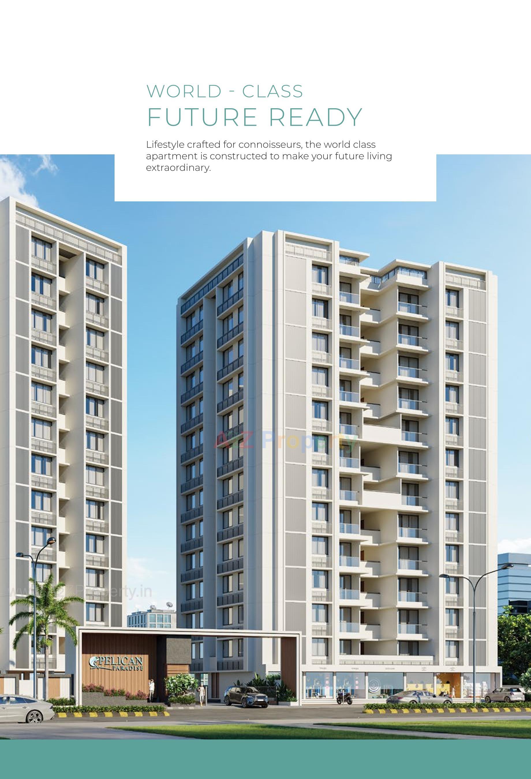 3D Elevation of real estate project Pelican Paradise located at Nikol, Ahmedabad, Gujarat