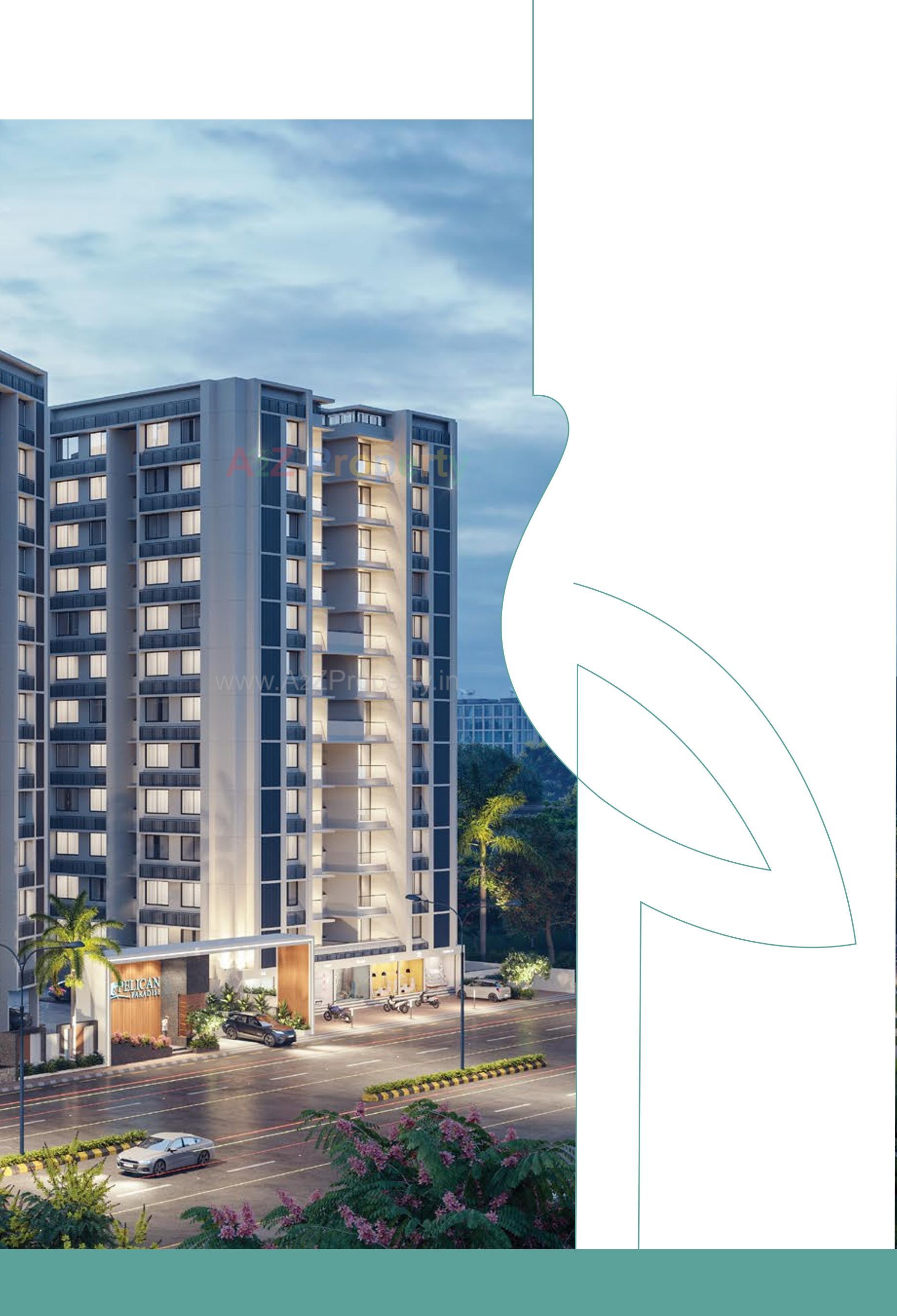 3D Elevation of real estate project Pelican Paradise located at Nikol, Ahmedabad, Gujarat