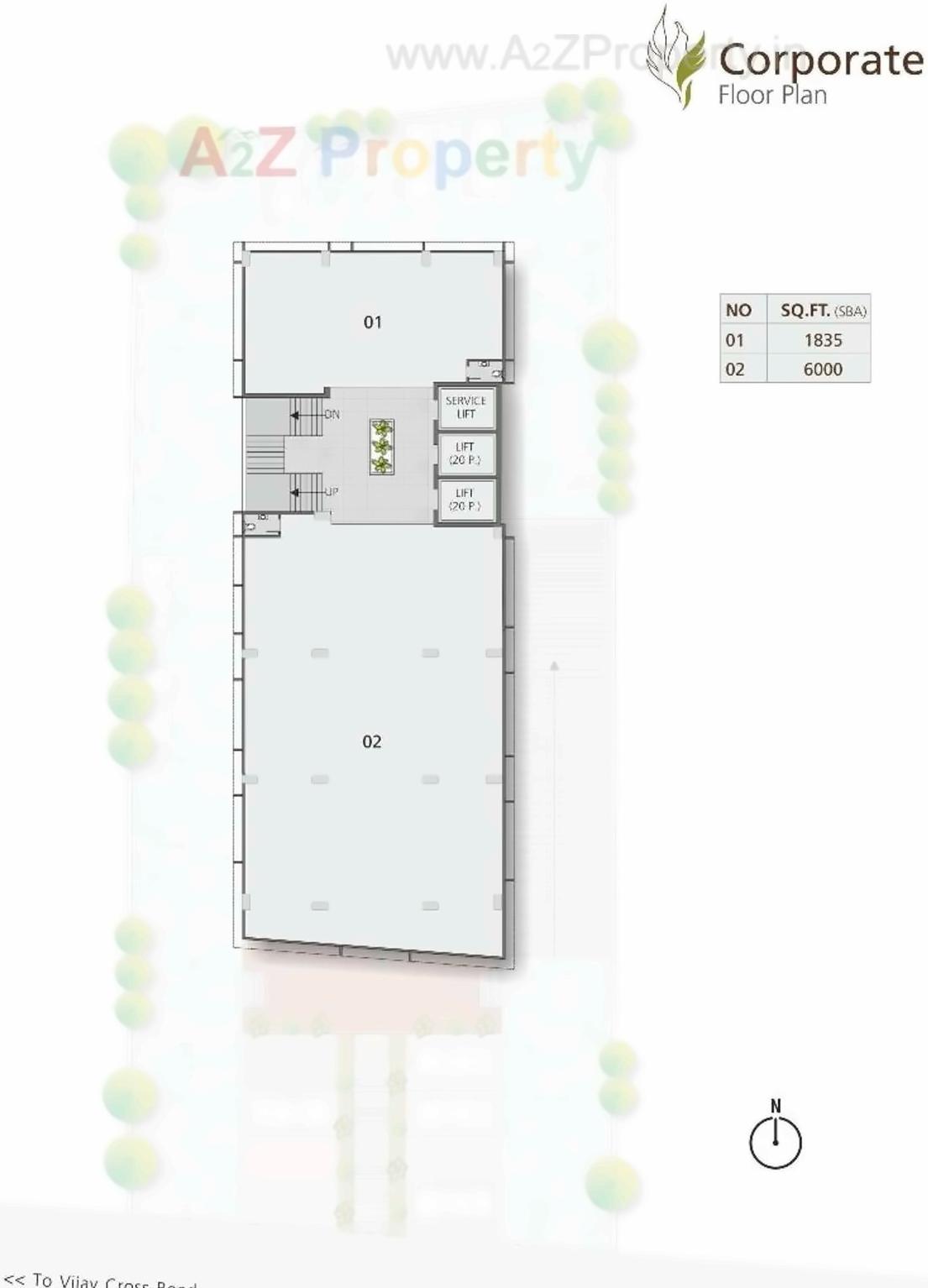 Layout of real estate project Phoenix located at City, Ahmedabad, Gujarat