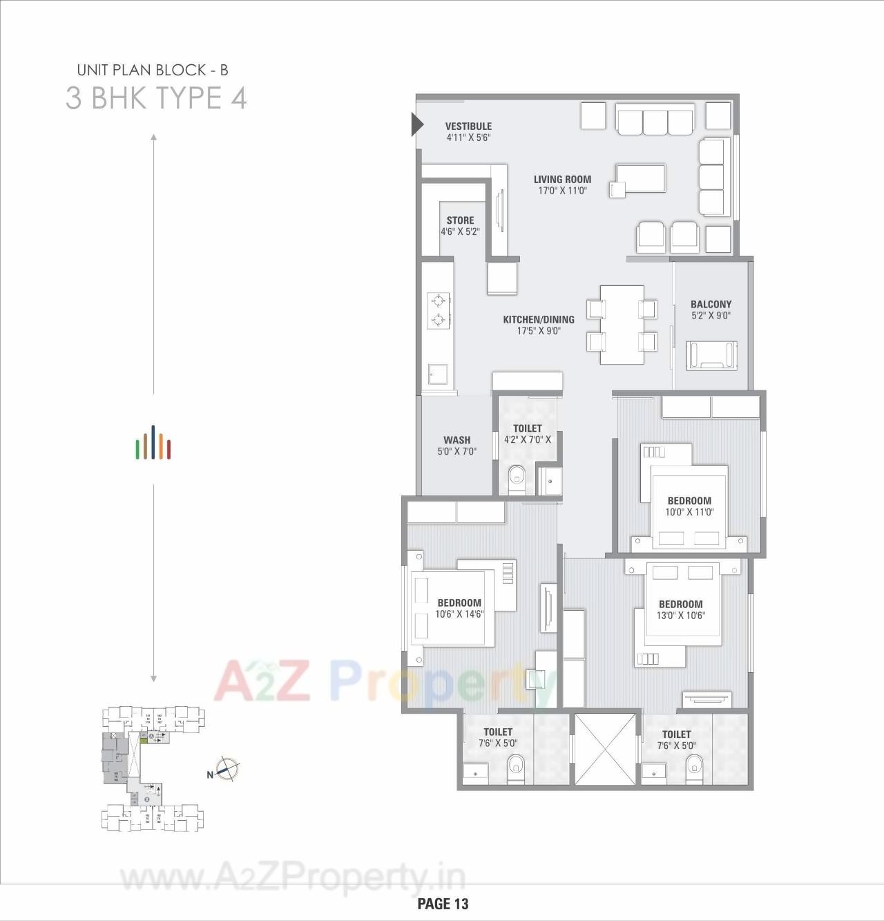 Layout of real estate project Pinnacle located at Chandkheda, Ahmedabad, Gujarat