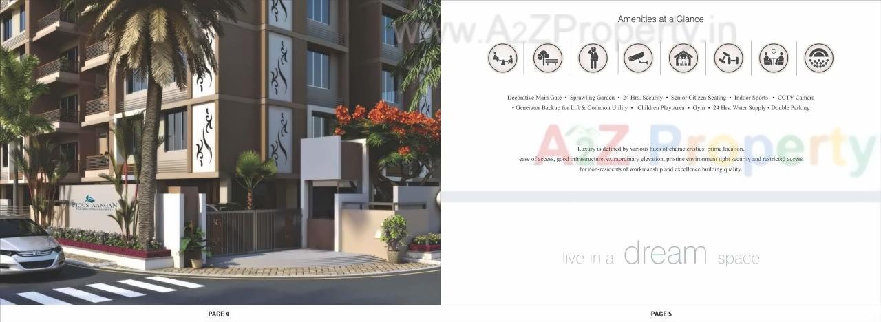  of real estate project Pious Aangan located at Chandkheda, Ahmedabad, Gujarat