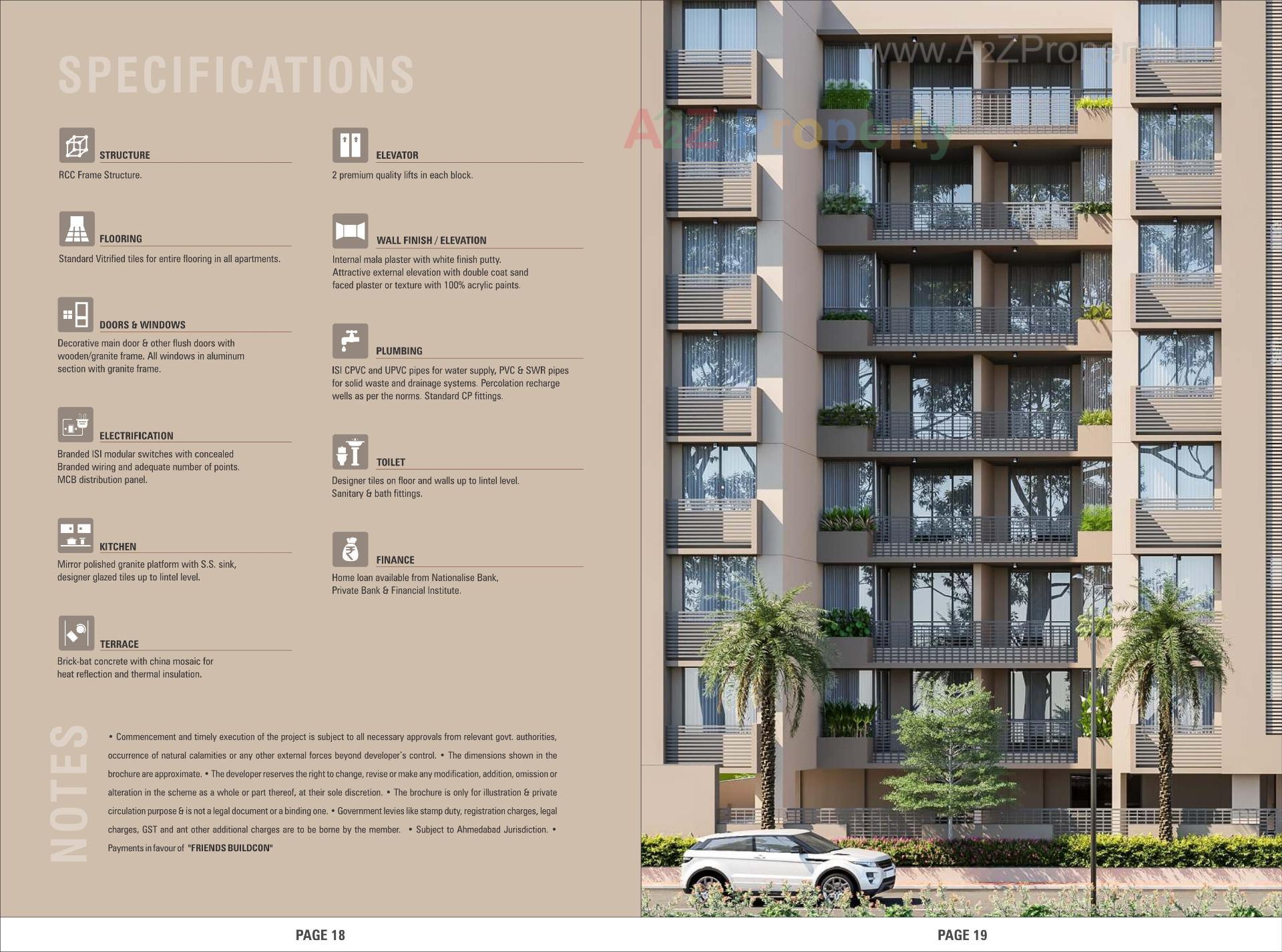  of real estate project Pious Parisar located at Chandkheda, Ahmedabad, Gujarat
