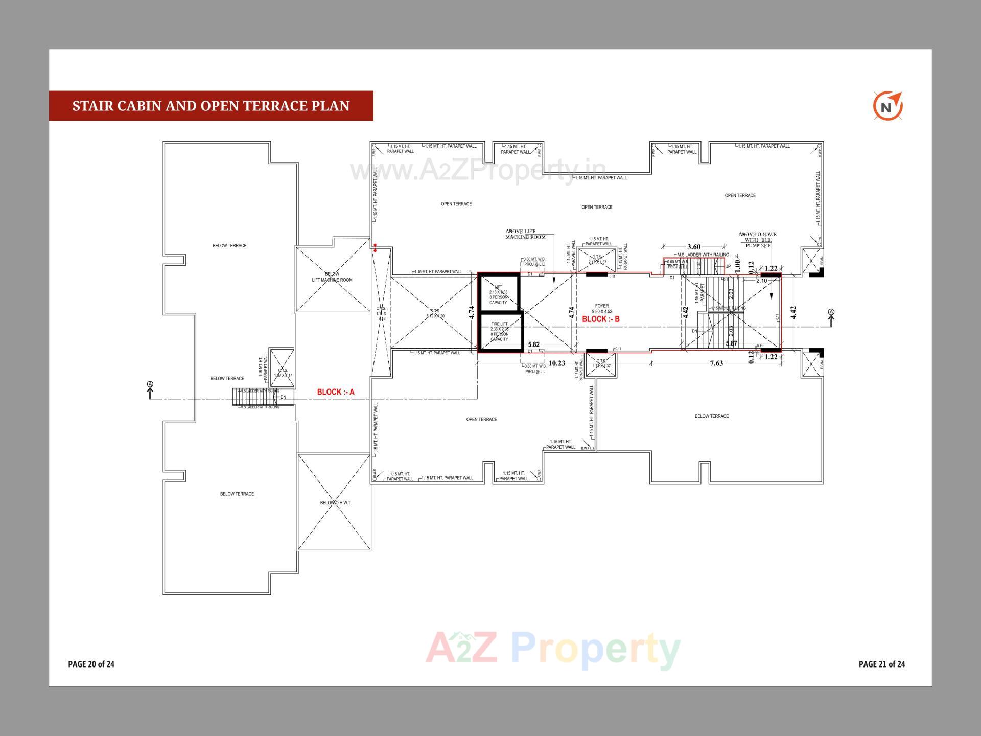 Layout of real estate project Pious Parivar located at Chandkheda, Ahmedabad, Gujarat