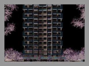 Elevation of real estate project Pious Parivar located at Chandkheda, Ahmedabad, Gujarat