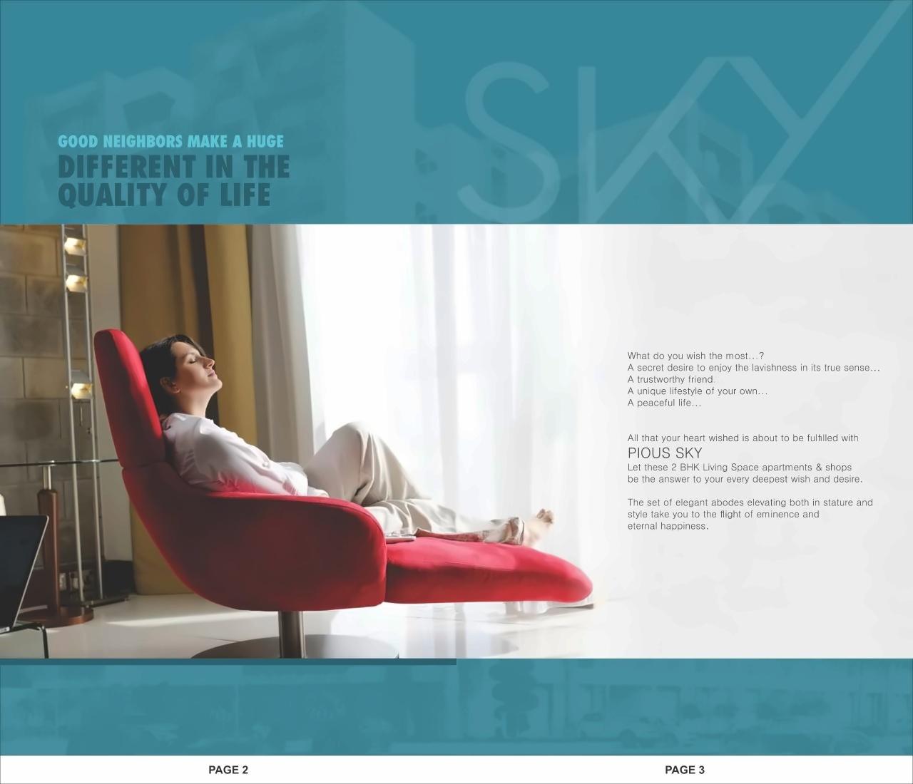  of real estate project Pious Sky located at Sabarmati, Ahmedabad, Gujarat