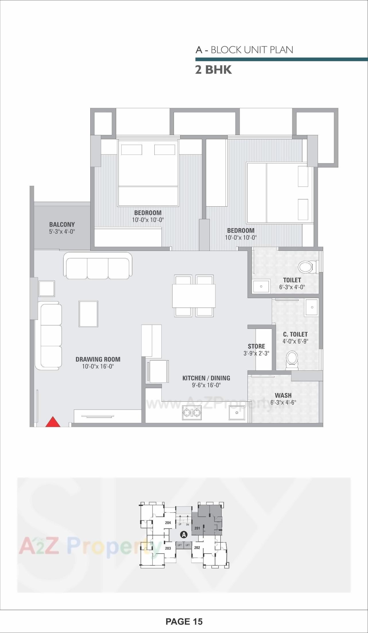 Layout of real estate project Pious Sky located at Sabarmati, Ahmedabad, Gujarat
