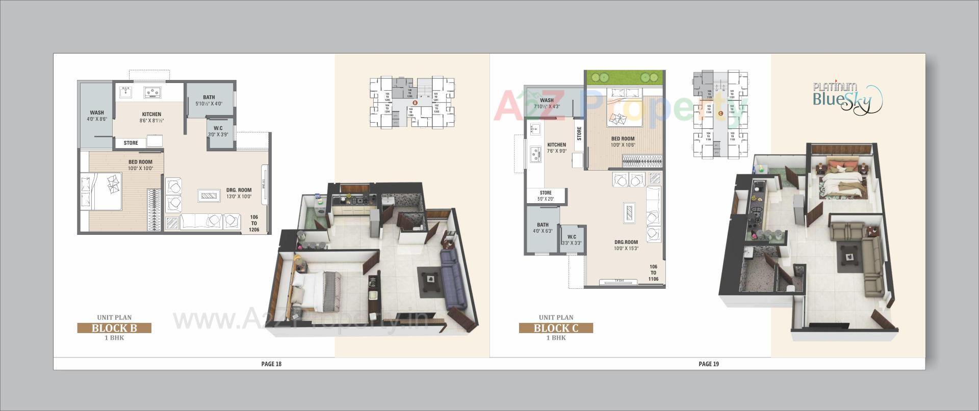 Layout of real estate project Platinum Blue Sky located at Laxmipura, Ahmedabad, Gujarat
